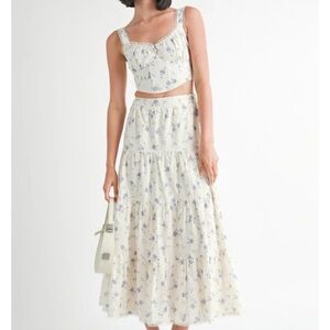 Emory Park women’s chi floral top and skirt set